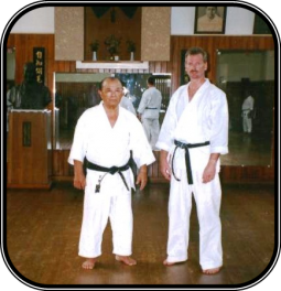 Eiíchi Miyazato sensei, 1997, JundoKan dojo, Okinawa, Japan.