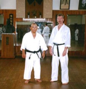 1997: Okinawa, Japan. Miyazato sensei